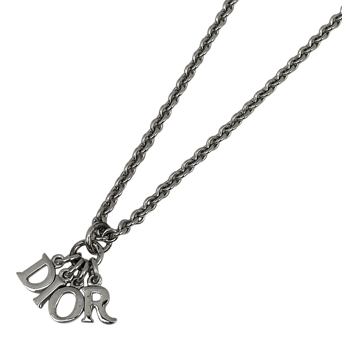 クリスチャンディオール Christian Dior ロゴ ネックレス ネックレス 