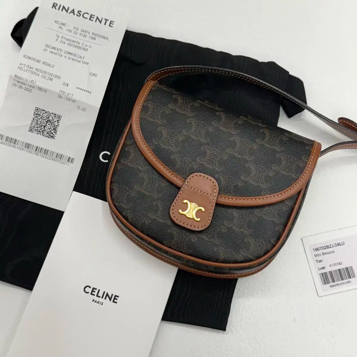 Celine セリーヌ ミニ ベサチェ クロスバック