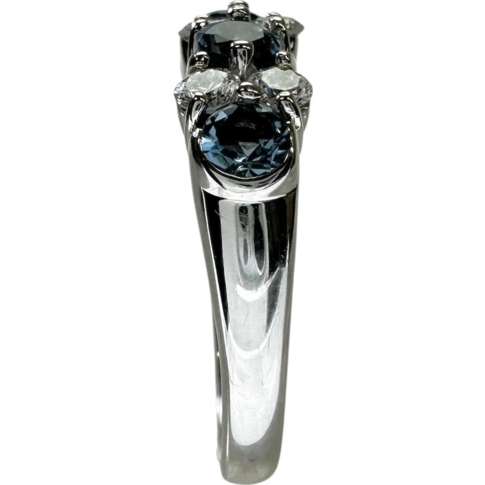 9号 アクアマリン 0.58ct ダイヤモンド 0.40ct リング・指輪