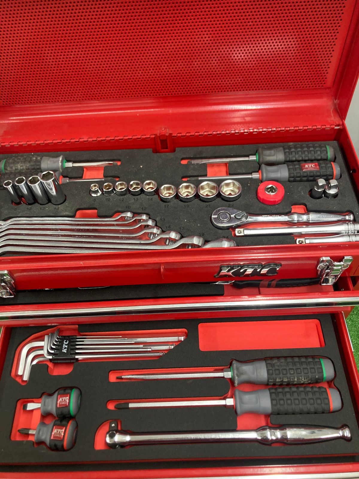  品 0922 KTC SKX 0213 ツールボックス 工具セット トルクレンチ スパナ レンチ