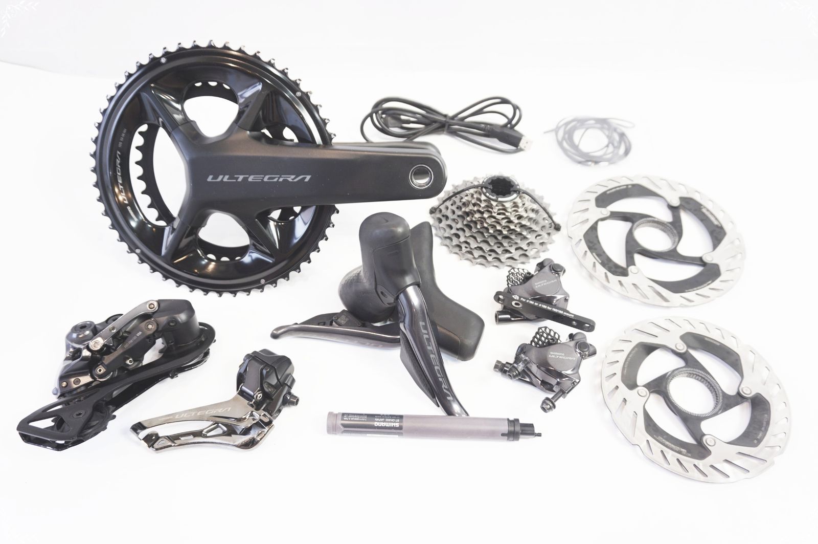 新車外しFC-r8100 アルテグラクランクセット　FC-08 新車外しFC-r8100 アルテグラクランクセット FC-08 SHIMANO 「シマノ