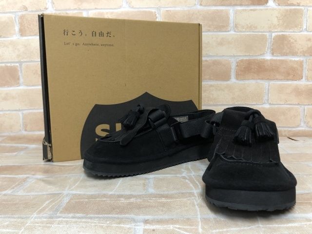 SHAKA シャカ キルトタッセル付きミュールサンダル SK-296 ブラック US7 111437696