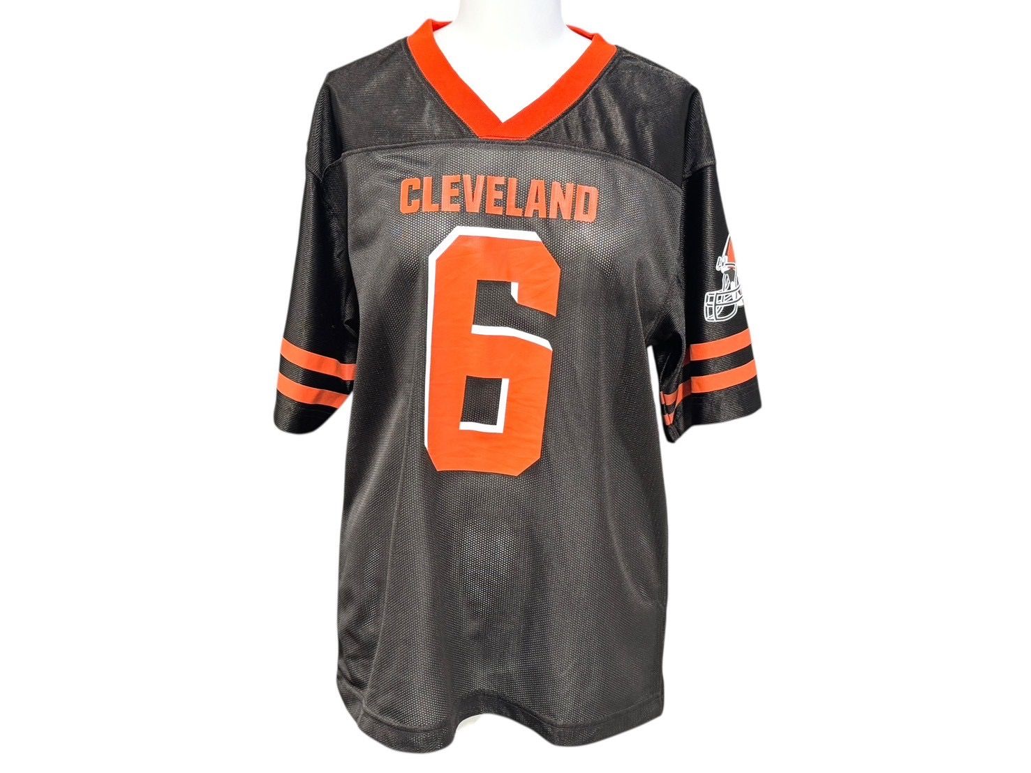 NFL team apparel アメリカンフットボール ゲームシャツ 半袖 ca43063 サイズ XL メッシュ プリント オレンジ マルチ 4b001406
