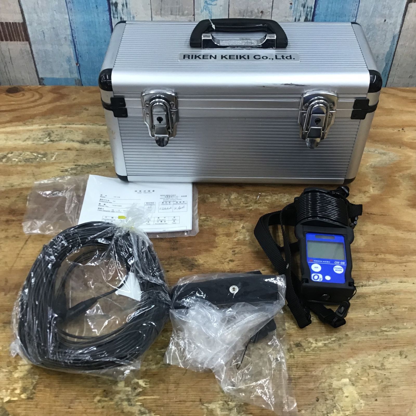 ▽理研計器 ポータブル酸素モニター OX-08 長期保管品【柏店】 - メルカリ