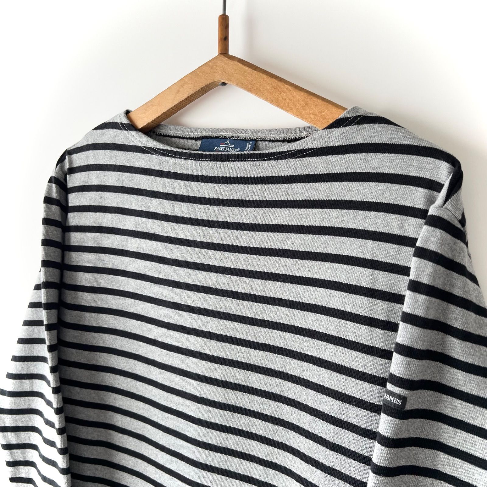 SAINT JAMES ouessant gray/black T4 - メルカリ