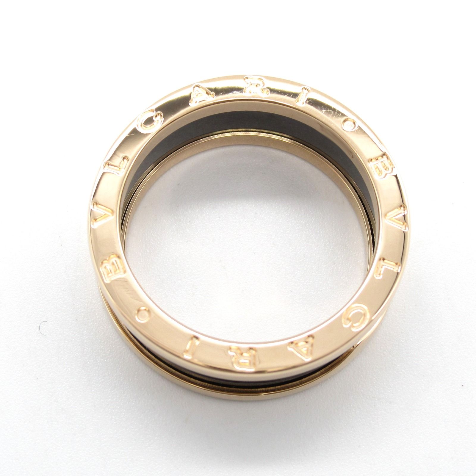 ★送料無料★正規品★ビー・ゼロワン リング　指輪　ブルガリ K18 BVLGARI ブルガリ ビー・ゼロワン リング 指輪 9号 18金 K18
