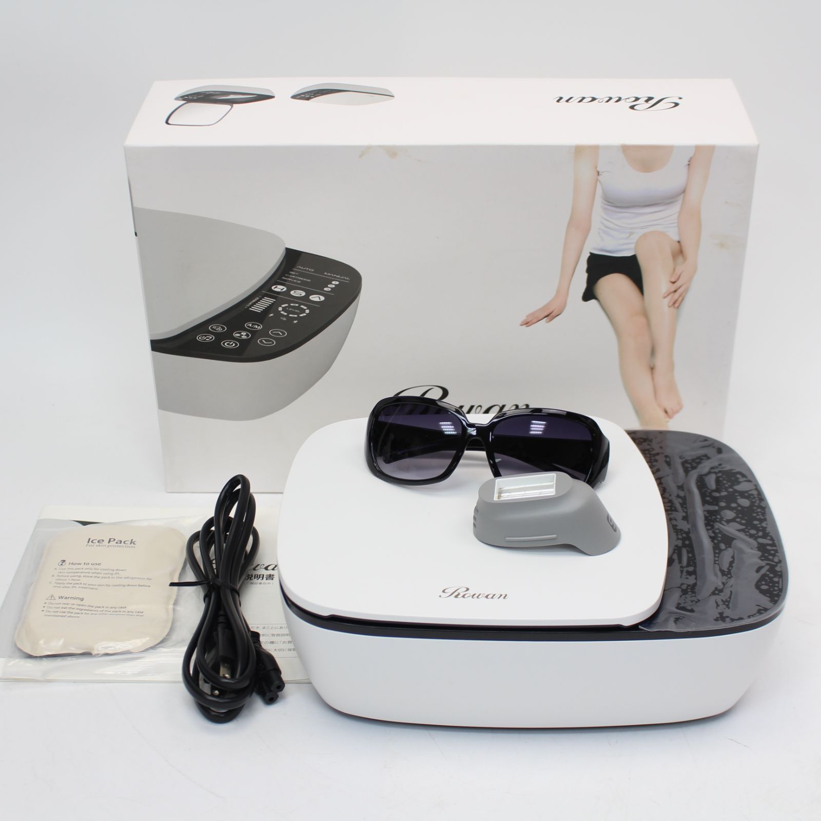 001)【美品】Rowan ローワン NFIPL-P100 脱毛器 光美容器 美容 