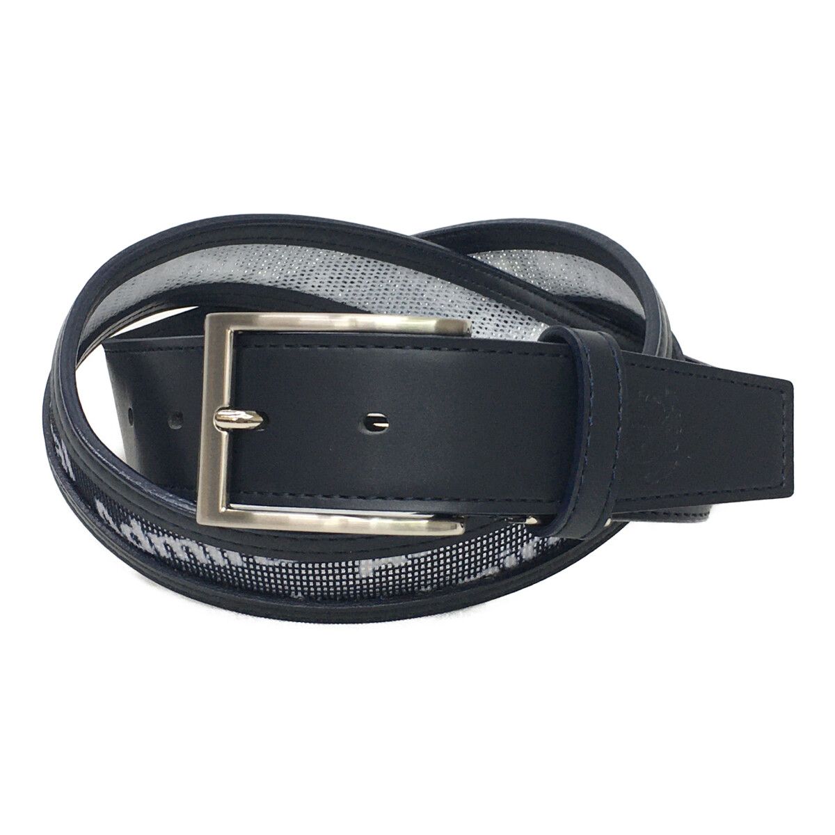 Admiral - coco 中古 アドミラルゴルフ Admiral Golf ベルト ネイビー 紺 斜めロゴメッシュ 中古 アドミラルゴルフ Admiral Golf ベルト ネイビー 紺 斜め