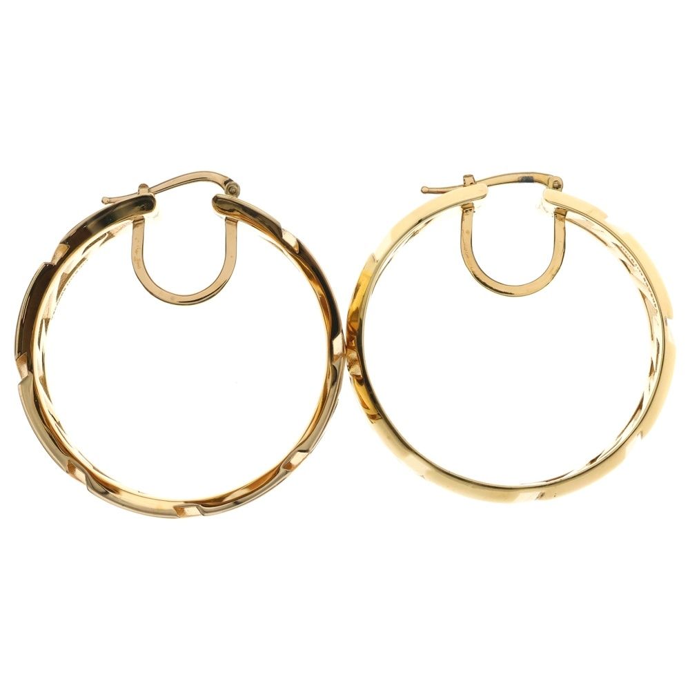 VERSACE ヴェルサーチ グレカ ピアス ゴールド GP