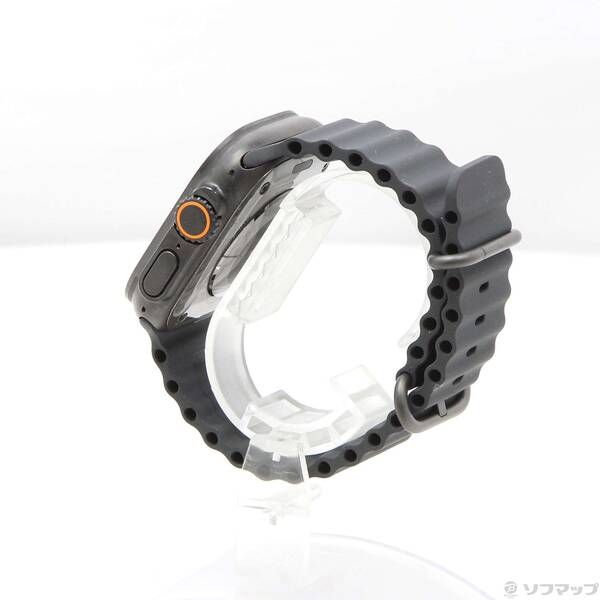 〔 品〕 Apple Watch Ultra 2 GPS Cellular 49mm ブラックチタニウムケース ブラックオーシャンバンド 352