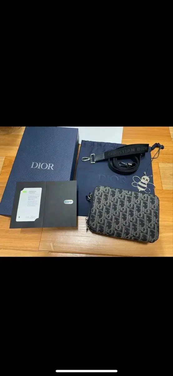 Dior ディオール オブリーク ストラップ ポーチ クロスバッグ 版