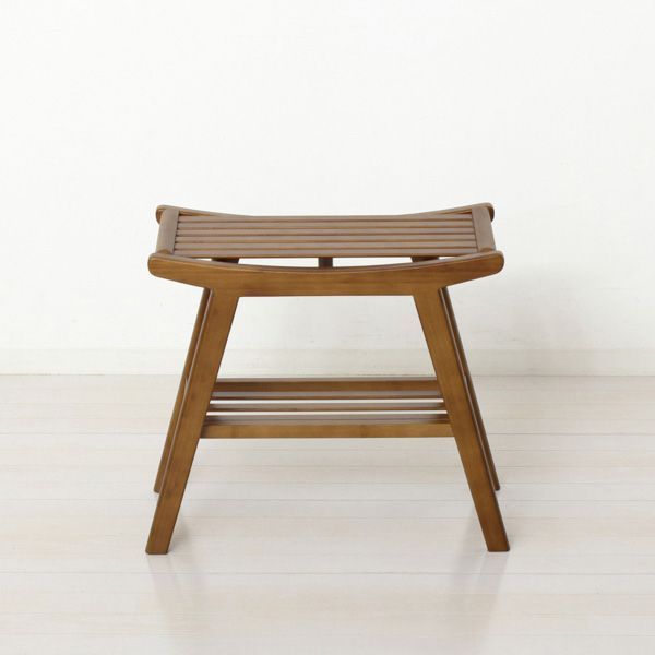 Bambooスツール ブラウン 完成品