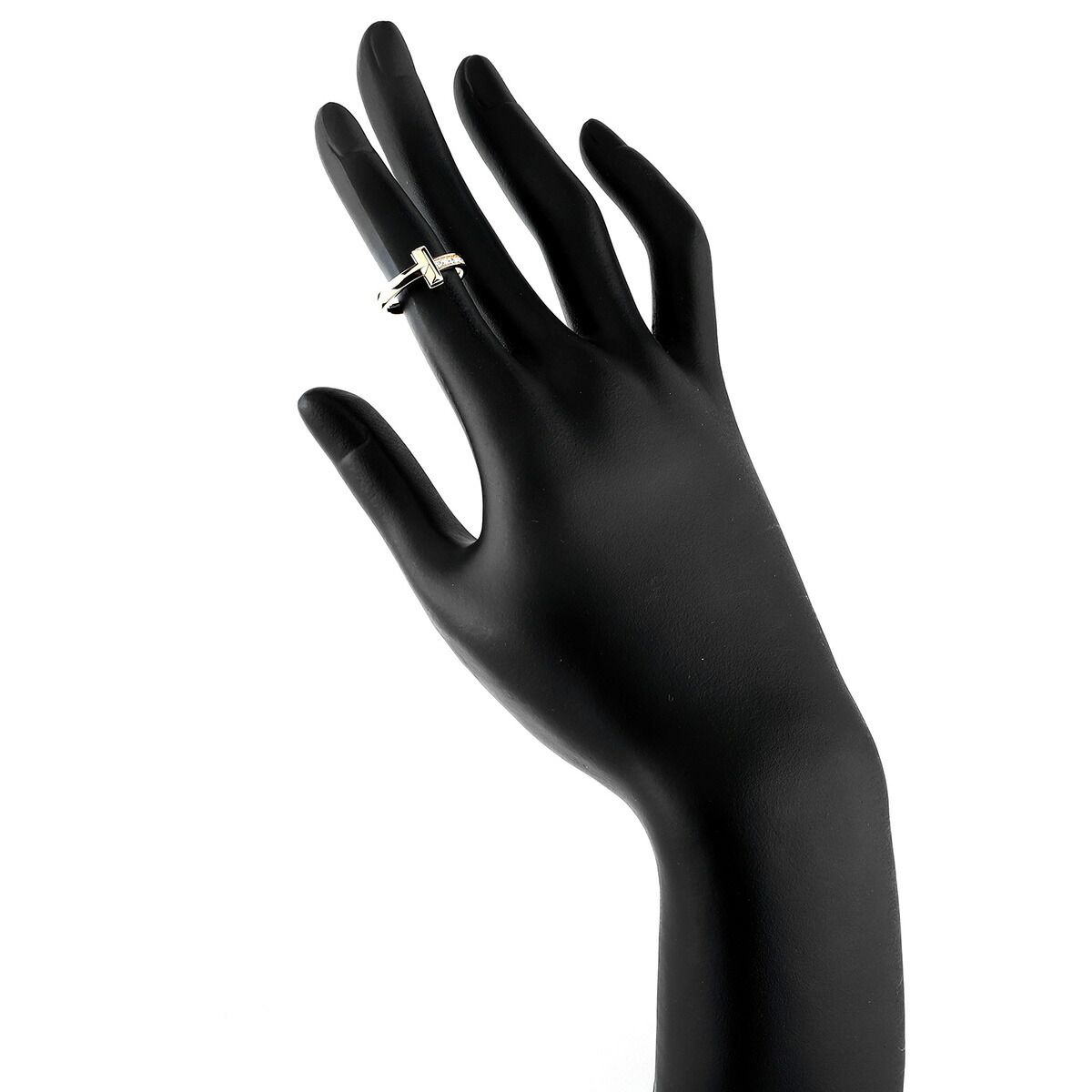 ティファニー T Tワン ナロー リング 指輪 ダイヤモンド K18 5号  