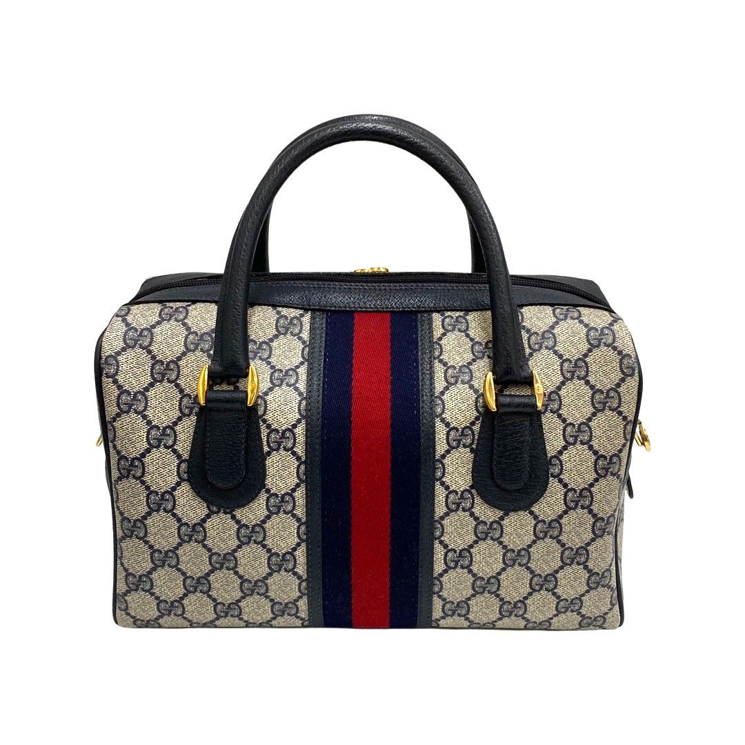 グッチ　VINTAGE GUCCI ボストンバッグ　ショルダーバッグ 極 美品 GUCCI グッチ オールドグッチ ヴィンテージ シェリー