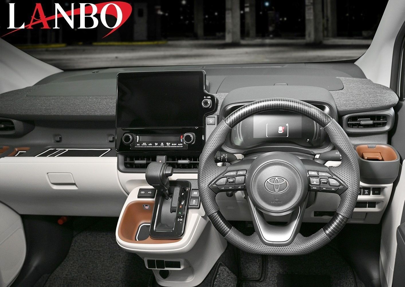 M s ヤリス MXPA10 KSP210 2020.2- LANBO オリジナル ガングリップ ステアリング ハンドル カーボン調 ランボ 社外 パーツ 部品 内装 現行モデル ドレスアップ カスタム コンビ YARIS LST267 FFCRYSTALESIA_COM