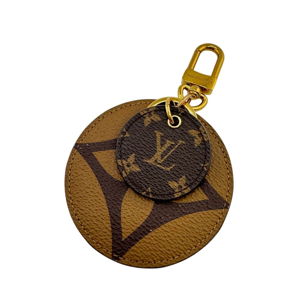 ５％OFF フォロワークーポン LOUIS VUITTON ルイヴィトン ルイビトン 財布 M69317 ポルト クレ イリュス モノグラムジャイアントリバース キーホルダー 財布 ウォレット ブランド ブランド品 金具 カラビナ ブラウン レディース