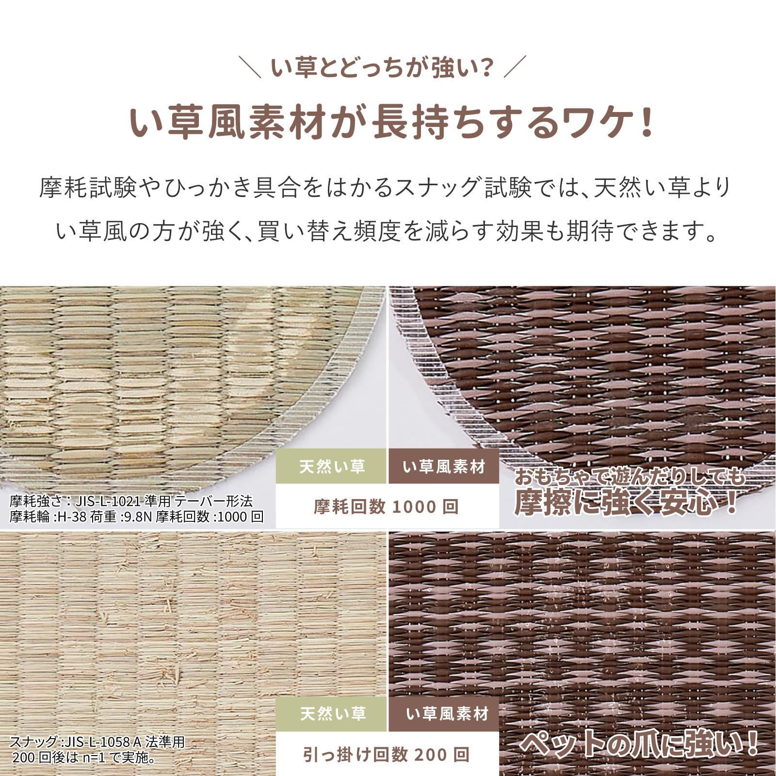 洗える い草風カーペット