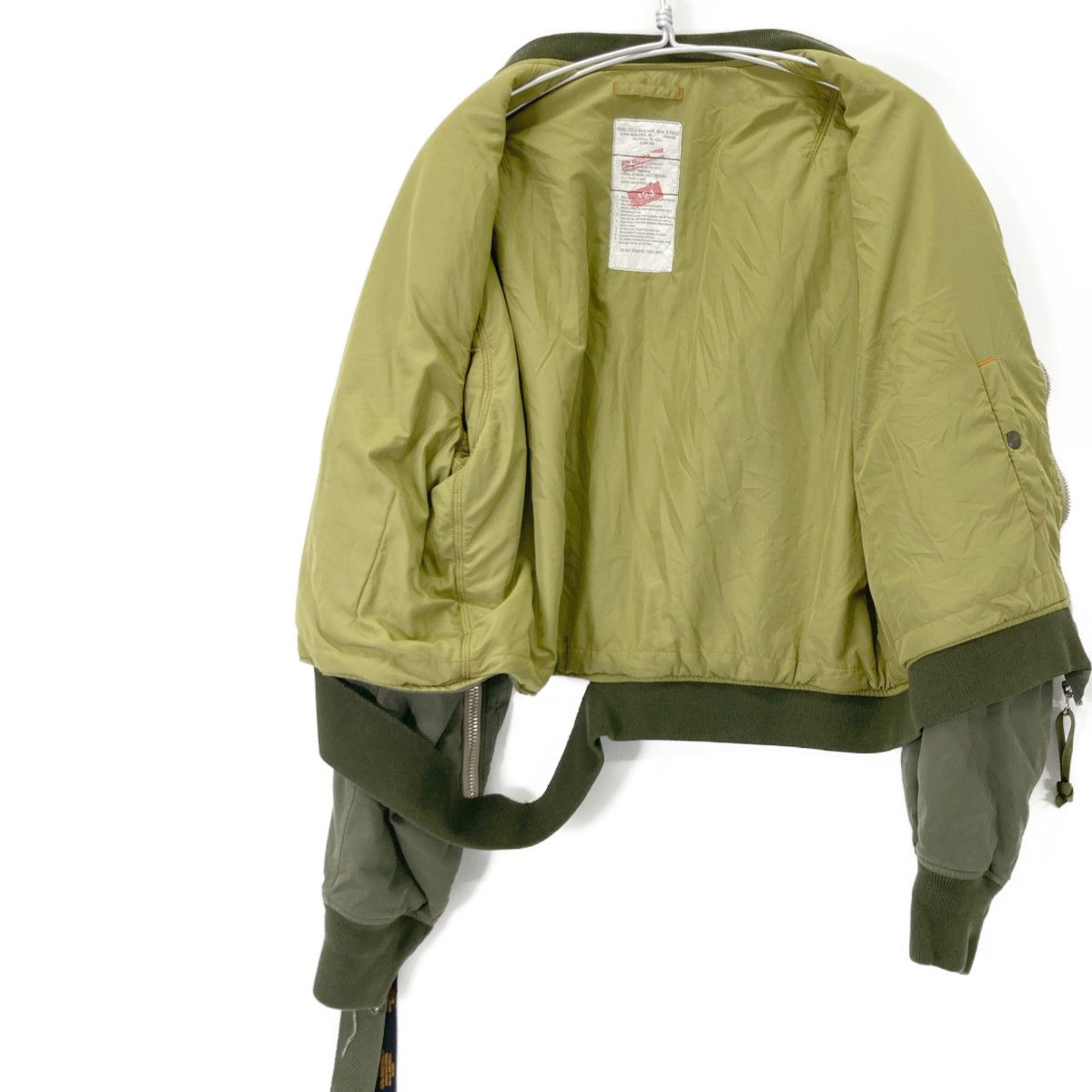 ✨極美品✨ALPHA アルファ フライトジャケット MA-1 Lサイズ カーキ