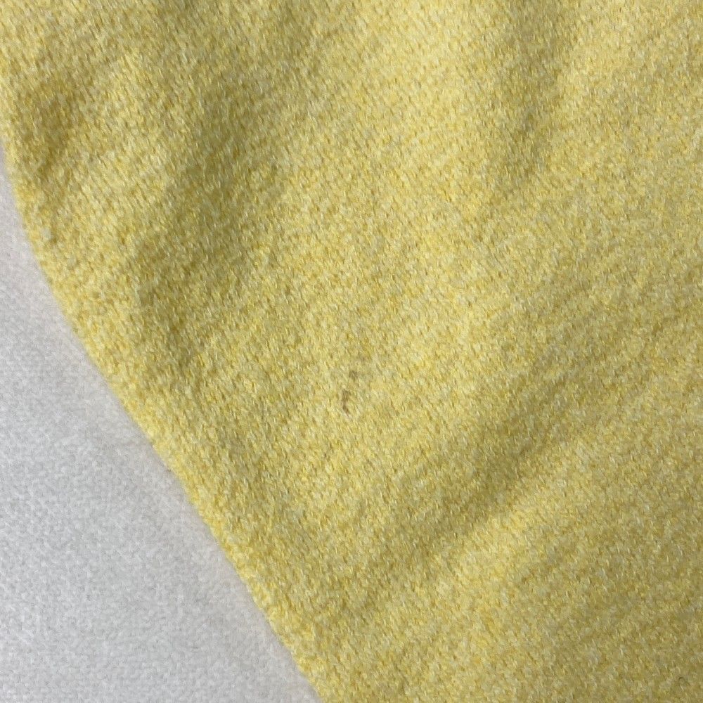 サイズ：38 ADABAT アダバット コットン ニットセーター イエロー系