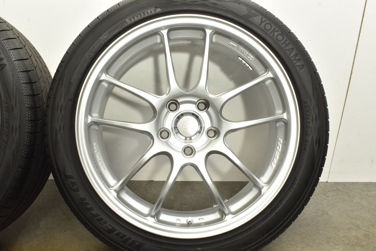 2024年製】ENKEI PF01 18in 7.5J +45 PCD114 ヨコハマ ブルーアースGT 