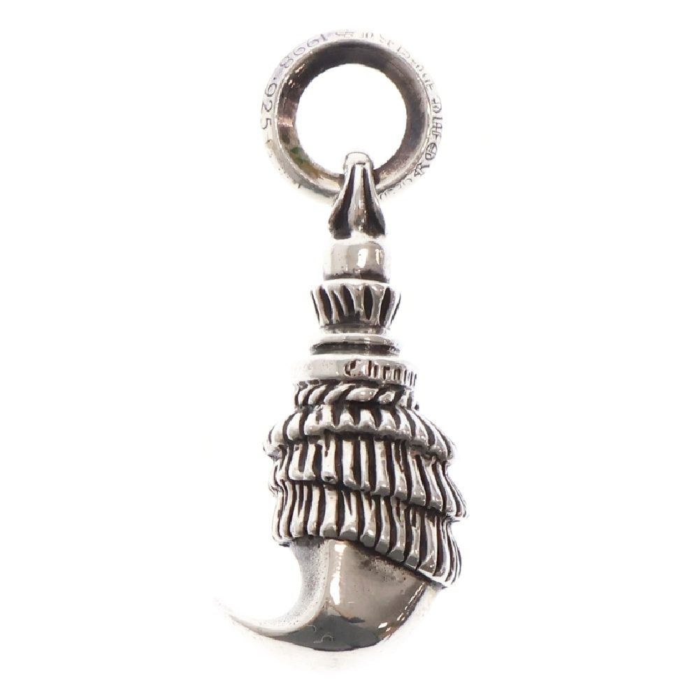 CHROME HEARTS (クロムハーツ) CROW クロウ ペンダント ネックレストップ シルバー/ブラック