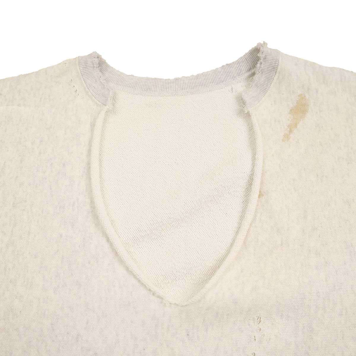 ANCELLM アンセルム 23SS CRASH CREWNECK SWEAT SHIRT クラッシュ 