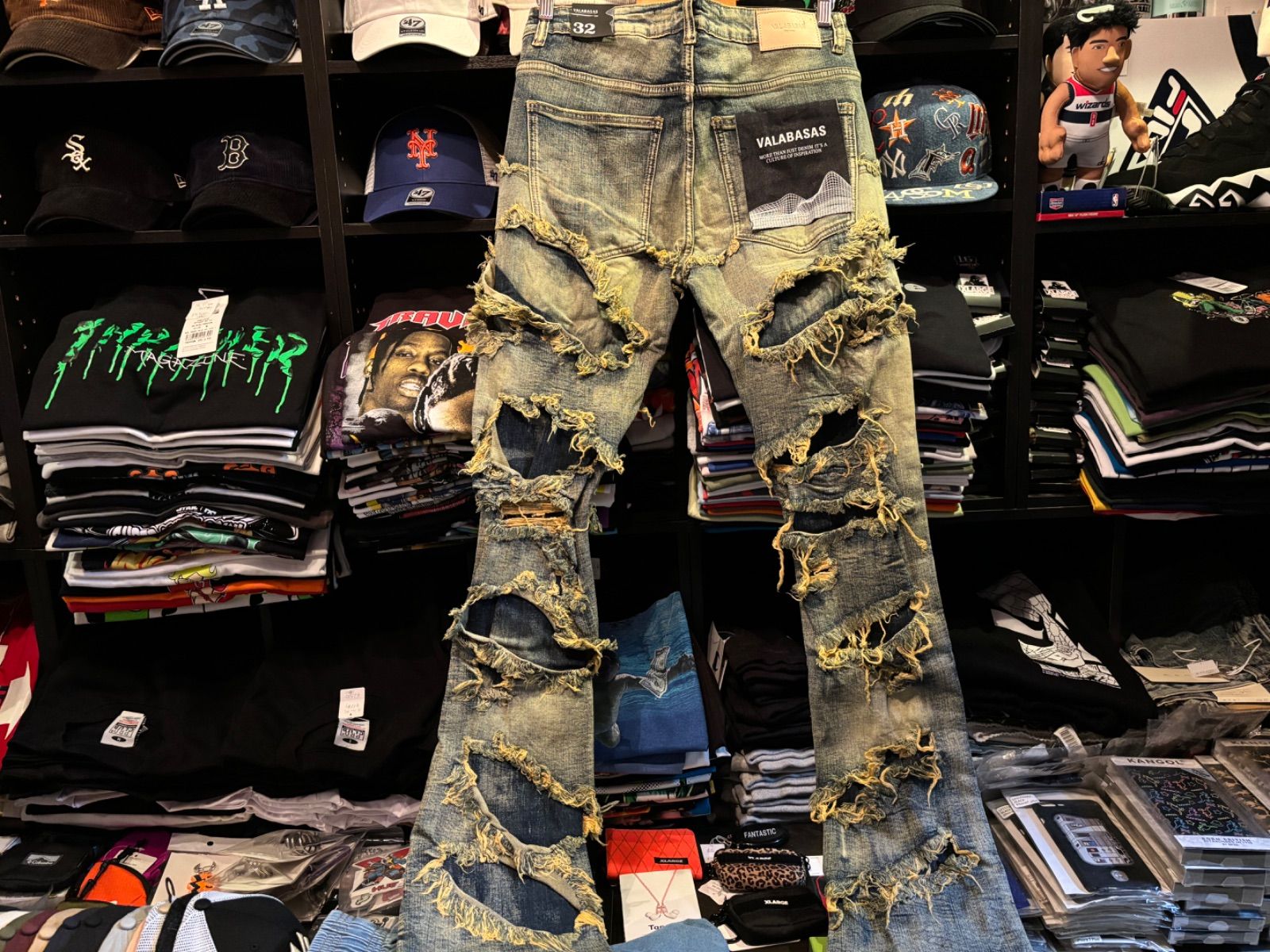 valabasas フレアデニム（Valabasas /バラバサス/CONTRAST BLUE WASH 