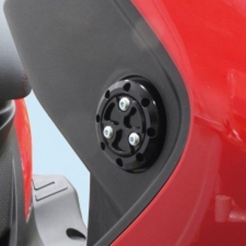 ブラックアルマイト シグナスX シグナスX-SR サイドマーカープレートセット 557-0415010 キタコ KITACO