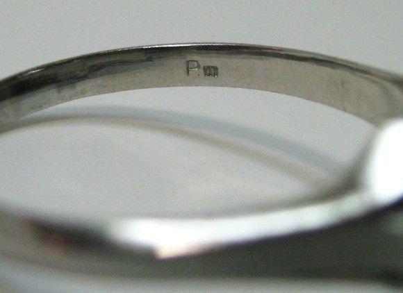 美品 プラチナ リング 指輪 パール 約 13.2mm×12mm サイズ #22 - メルカリ