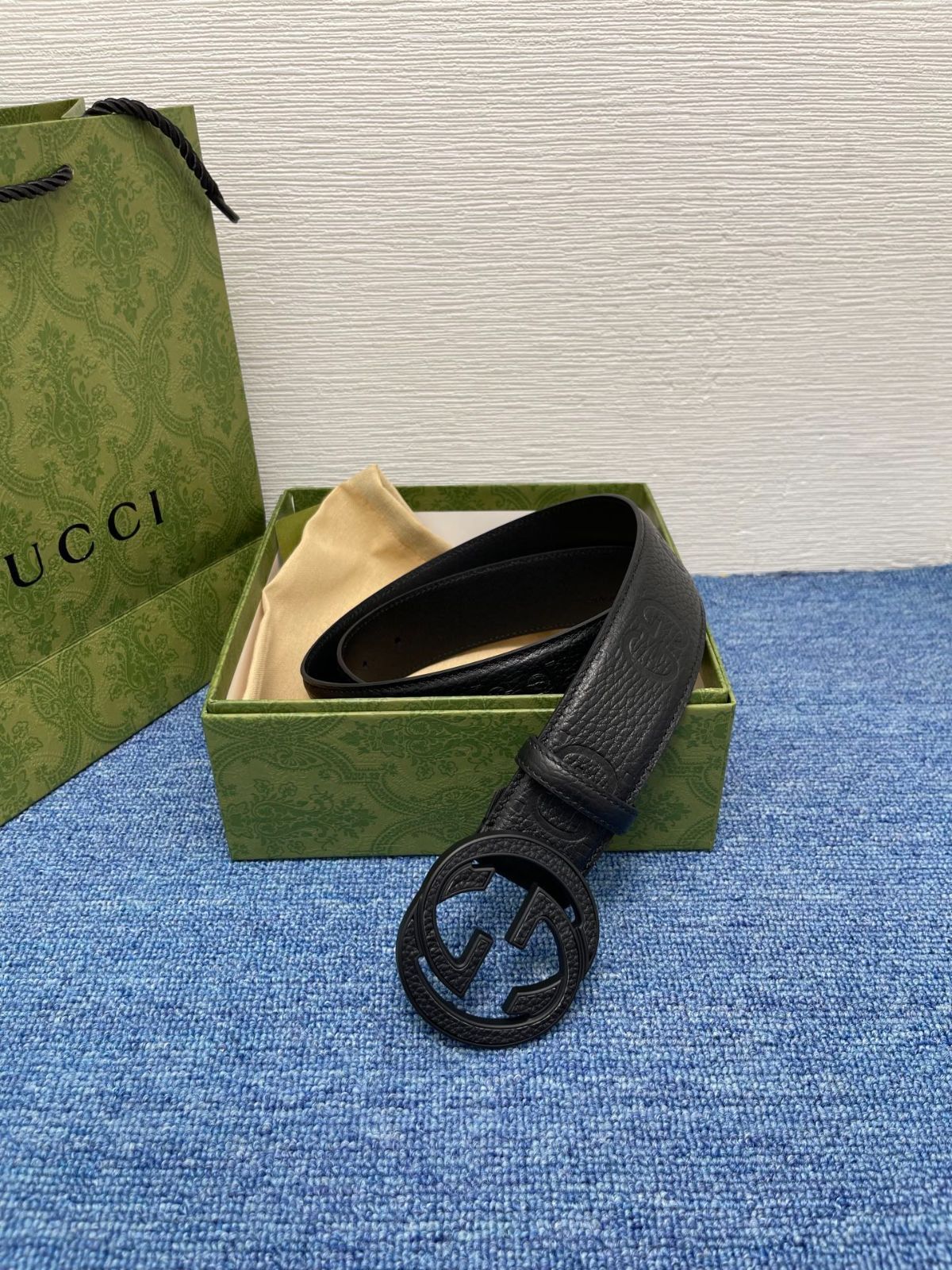 GW中お値下げ中!GUCCI ブラウンレザーベルト ダブルGロゴ 今日特価】Gucci Double G 2.0cm 本革ベルト-2 - メルカリ