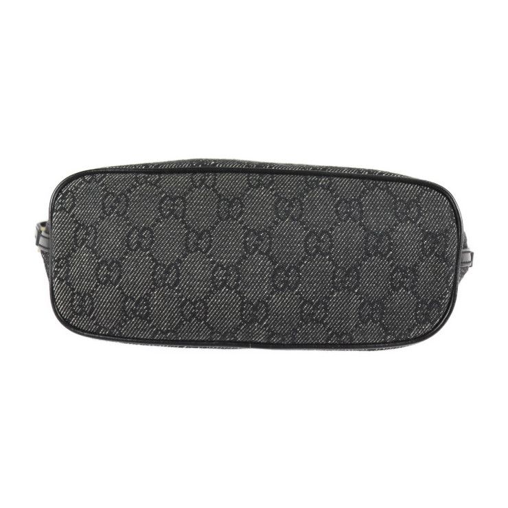 GUCCI グッチ ハンドバッグ 07198 2123 GGデニム ブラック ゴールド金具 アクセサリーポーチ 【本物保証】 - メルカリ