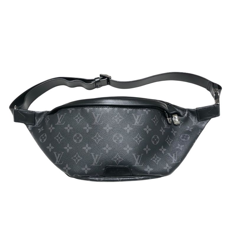 ルイ ヴィトン LOUIS VUITTON ディスカバリー バムバッグ M44336 ブラック モノグラム エクリプス メンズ ボディバッグ