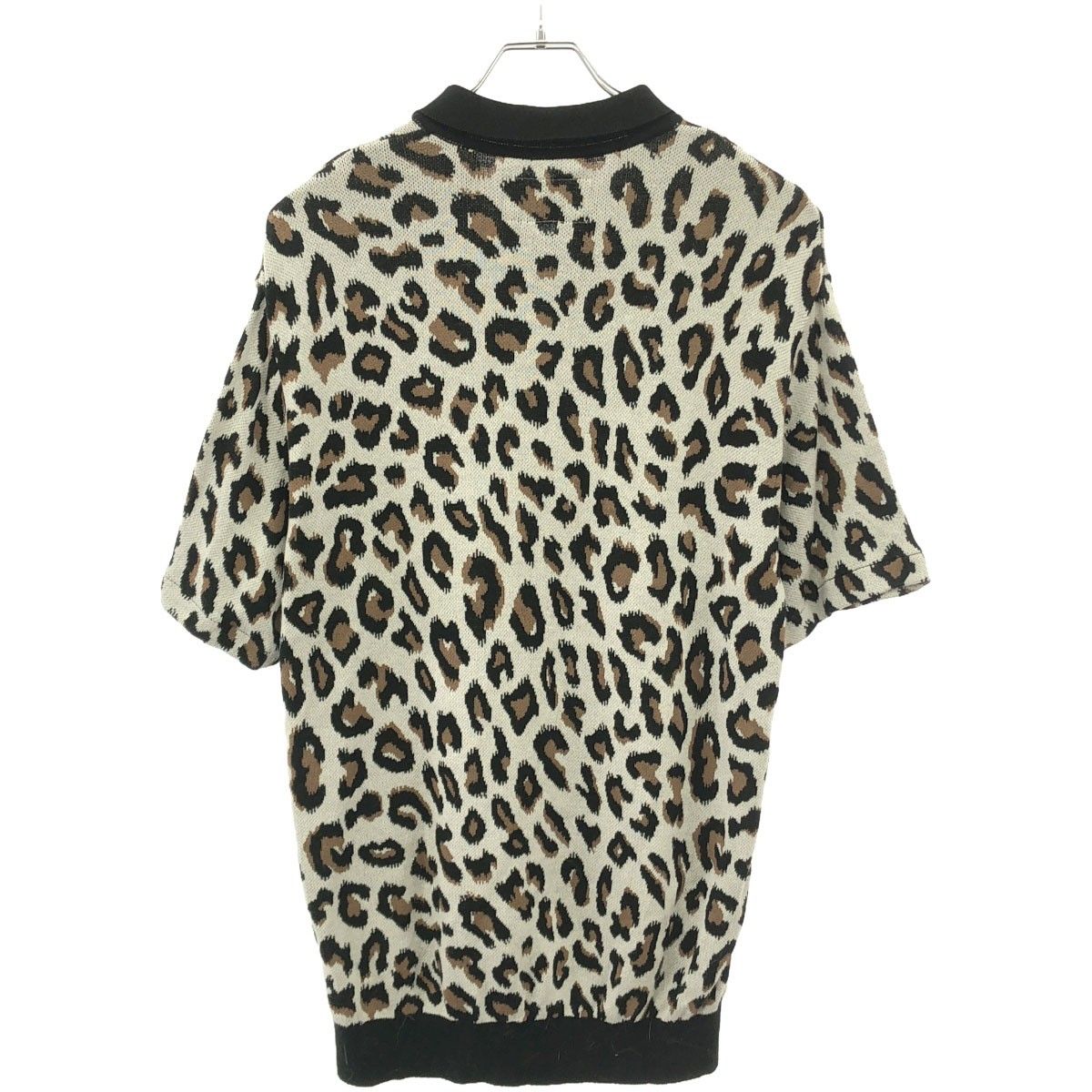 WACKO MARIA ワコマリア 23SS LEOPARD KNIT JACQUARD POLO SHIRT
