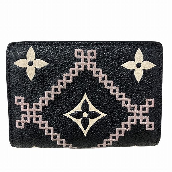【超極美品】ヴィトン アンプラント ポルトフォイユクレア ブロデリー 折り財布 ルイヴィトン Louis Vuitton モノグラムアンプラント ブロデリー