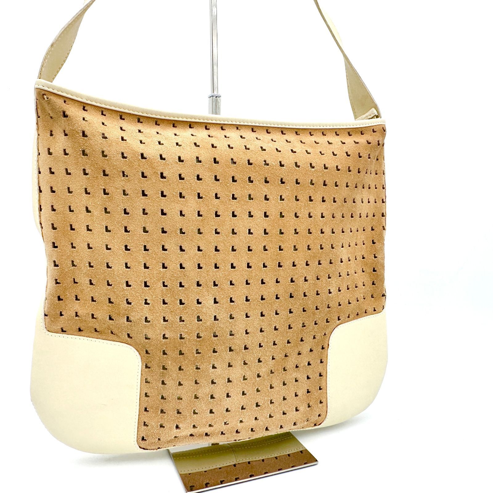 ☆美品☆ロエベ ワンショルダー スエード パンチング ライト