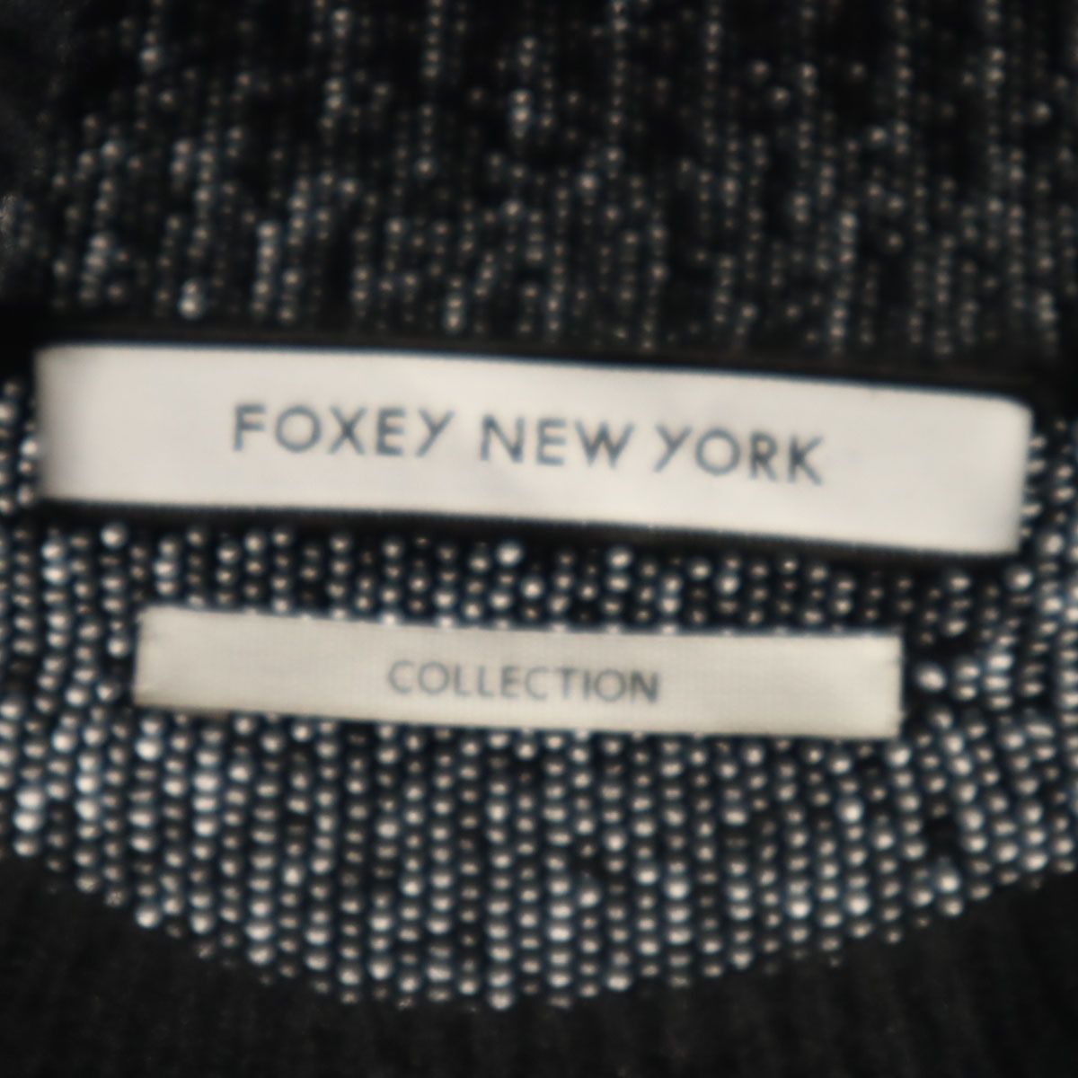 FOXEY NEW YORK フォクシーニューヨーク 日本製 カシミヤブレンド 長袖