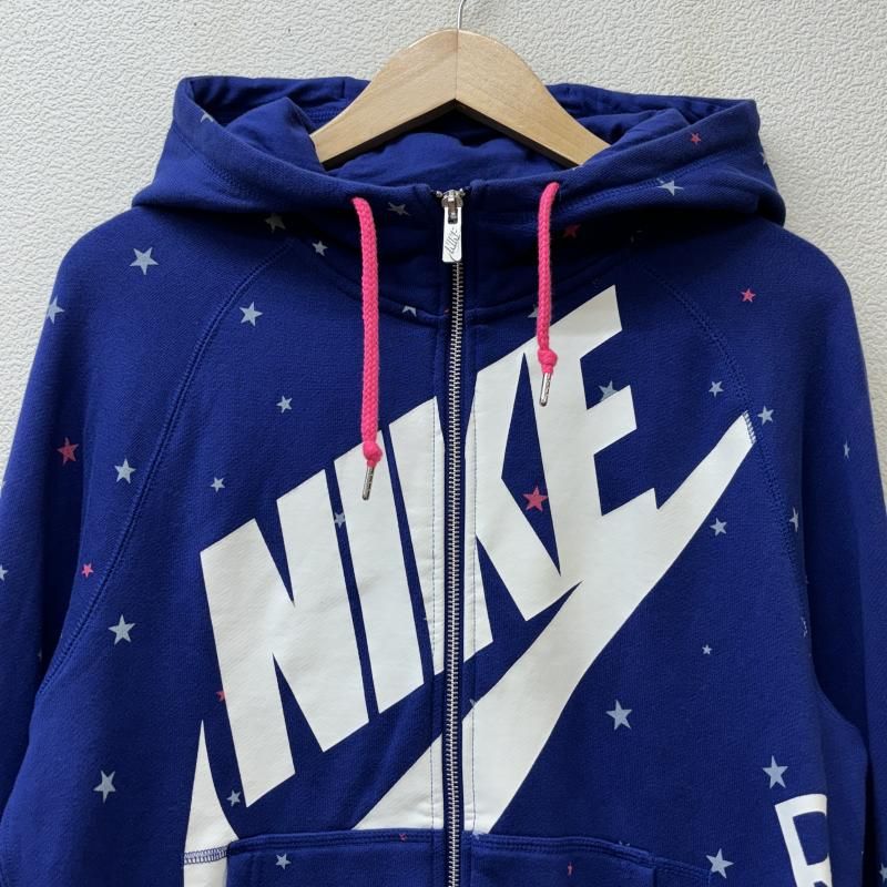 NIKE ナイキ 長袖 パーカー Hooded Sweatshirt, Hoodie 716727-470 スター 星 総柄 スウォッシュ ロゴ プリント フーディ ジップアップ ス 10109886 NIKE ナイキ パーカー 長袖 716727-470 スター 星 総柄 ス