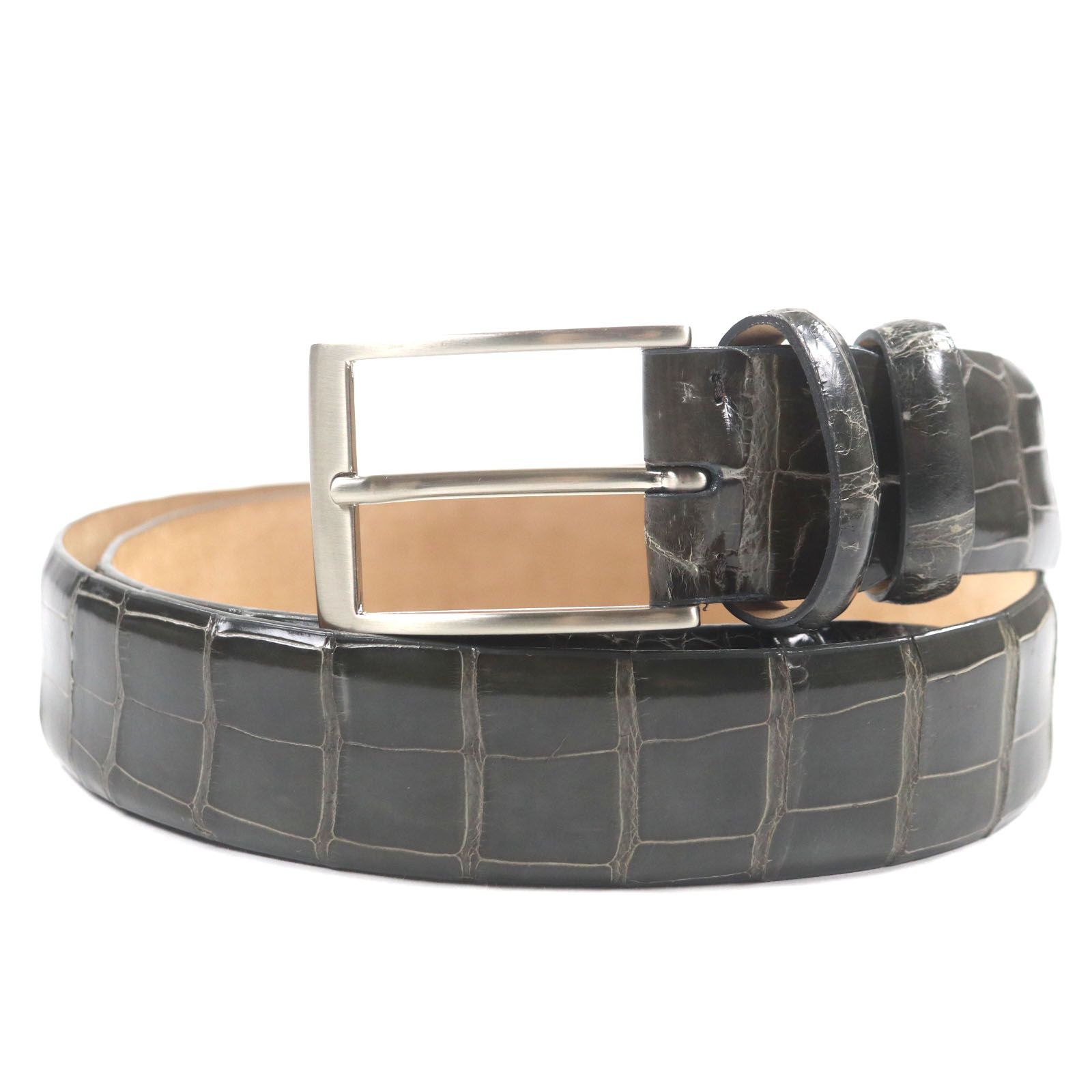 Vaccari アリゲーターベルト