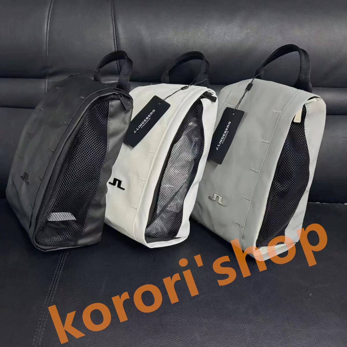 新品　ジェイリンドバーグ　ゴルフ　ボストンバック　シューズケース　2点セット 新品 ジェイリンドバーグ ゴルフ ボストンバック シューズケース