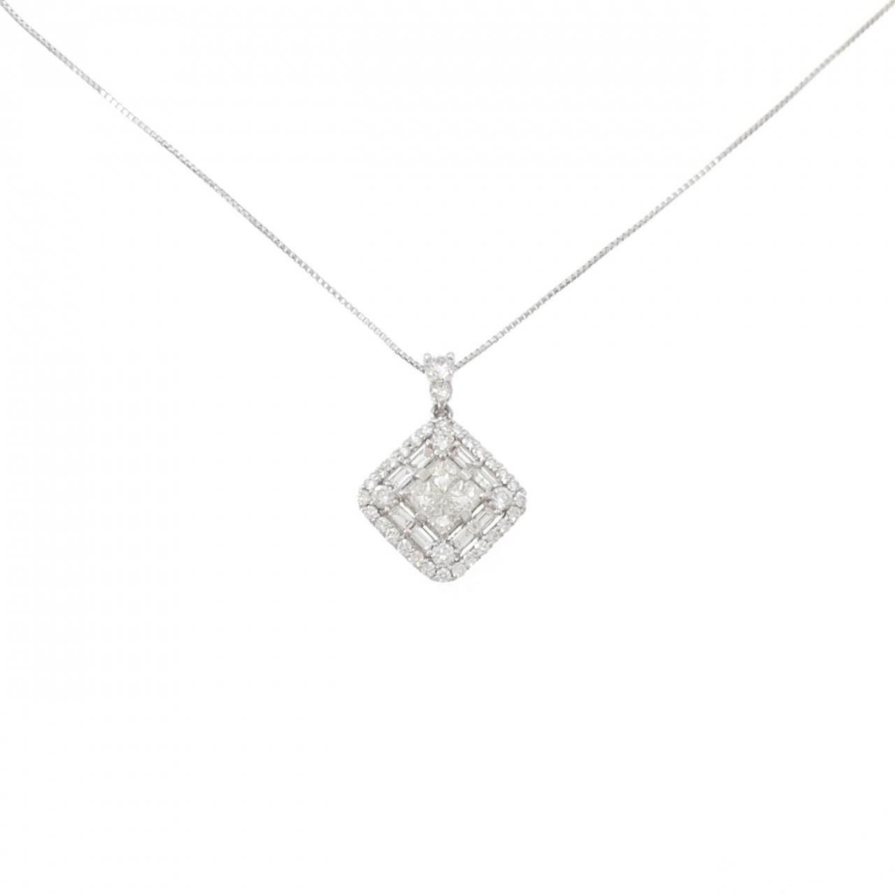 新品】PT900/PT850 ダイヤモンド ネックレス 0.80CT - メルカリ 新品】PT900/PT850 ダイヤモンド ネックレス 0.80CT - メルカリ
