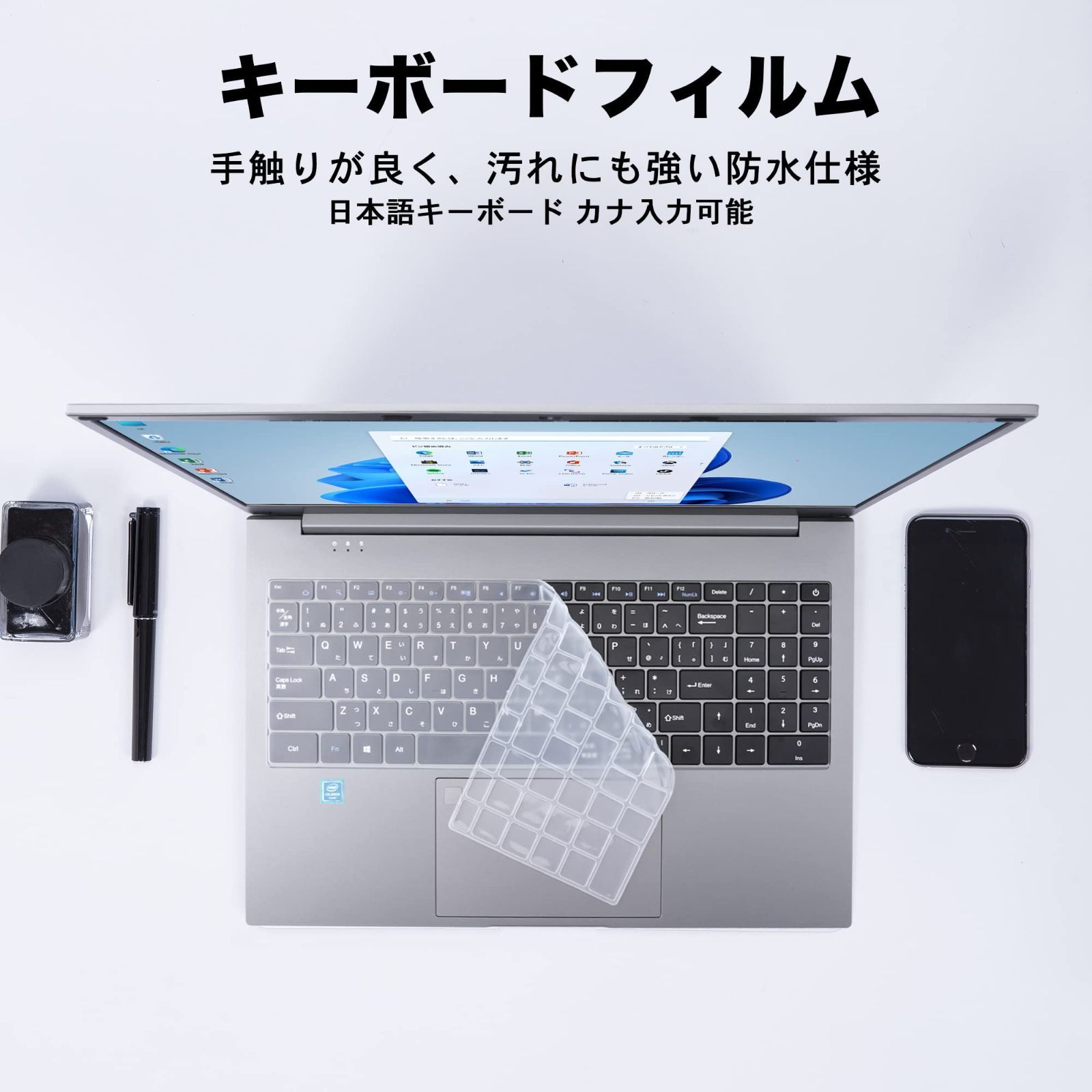 ノートパソコン 15.6インチ Office2019搭載 11 VETESA Celeron-N4000