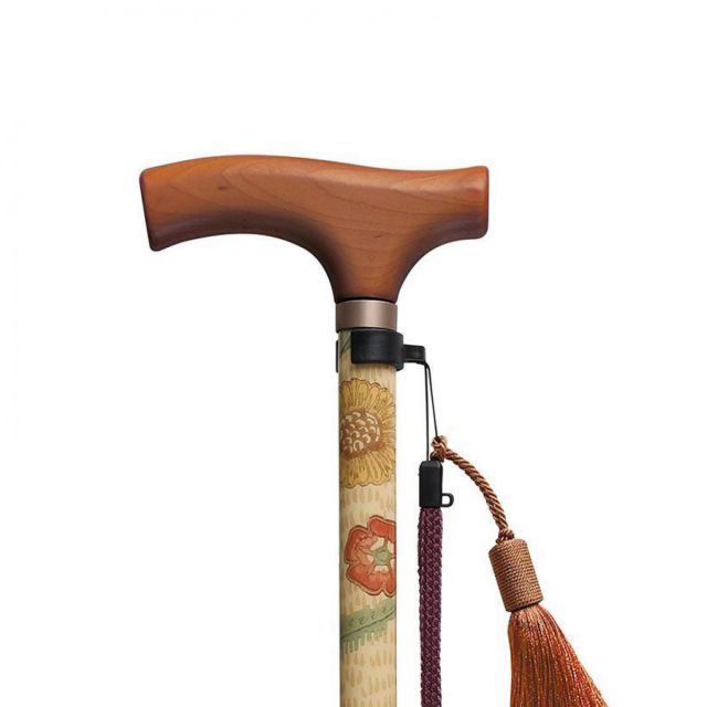 平民の価格、数量限定！ フジホーム ウィリアム モリス 伸縮 ステッキ デイジー 杖 10段階調節 歩行サポート 母の日 父の日 プレゼント 化粧箱入り WB5105 敬老の日 全国一律送料無料。