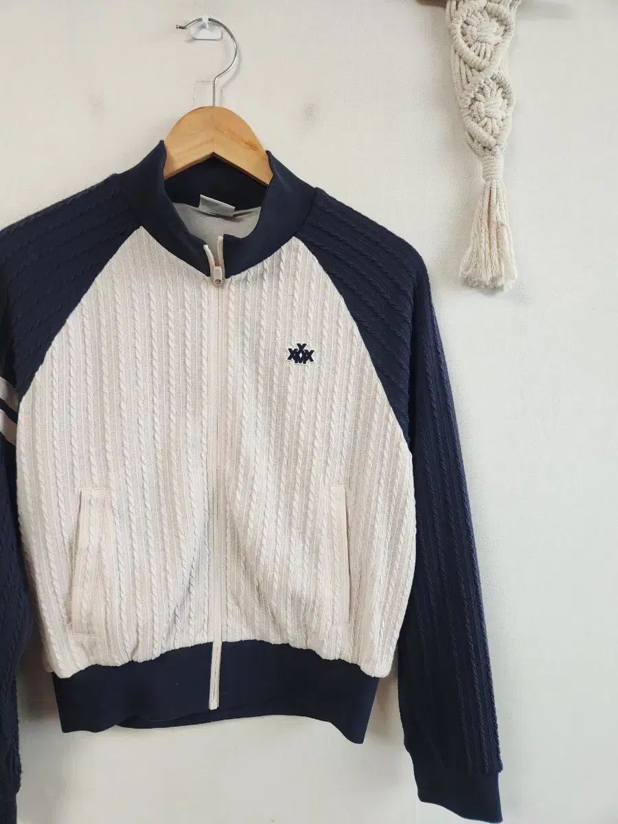 ゼクシィミックス ゴルフ ニット ジップアップ M