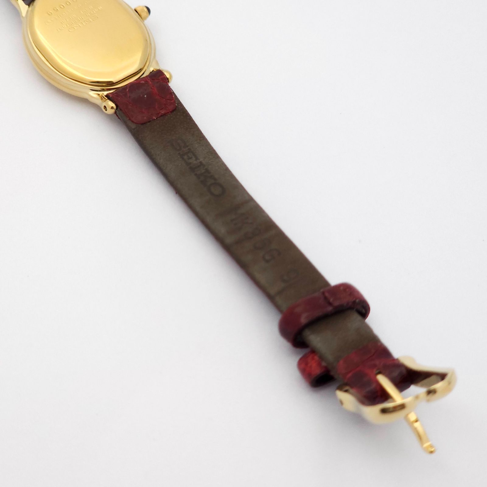 ☆本体良品 SEIKO セイコー エクセリーヌ 1F20-6A4A シェル QZ