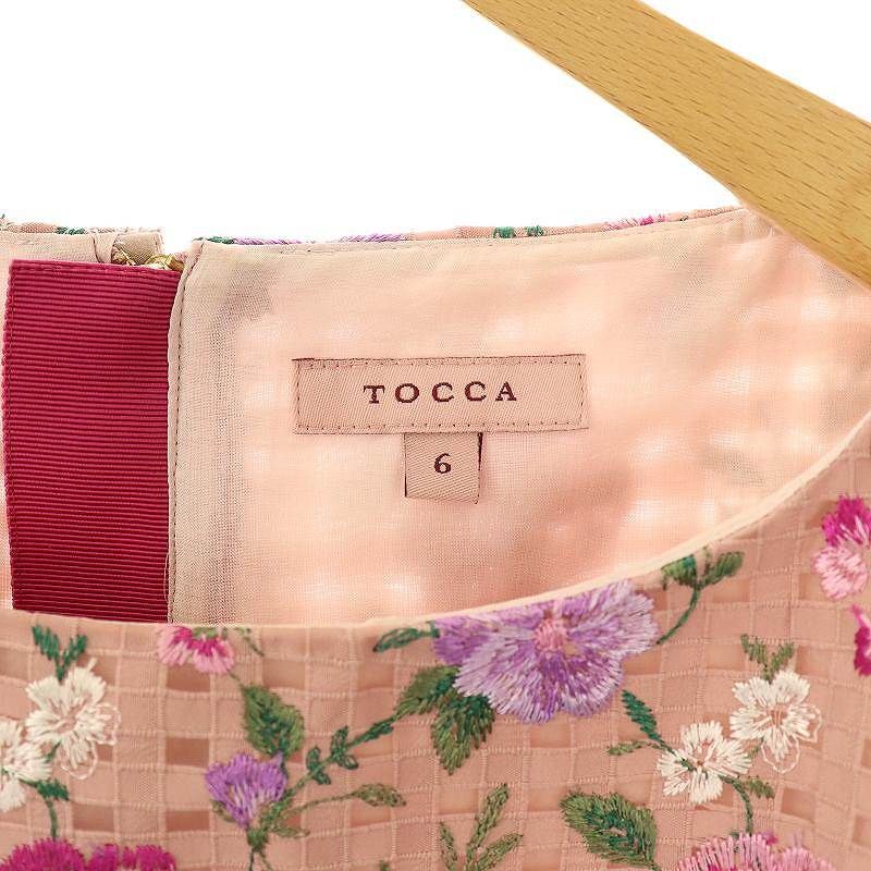 トッカ TOCCA SPRING BOUQUET ドレス ワンピース 花柄 刺繍 6