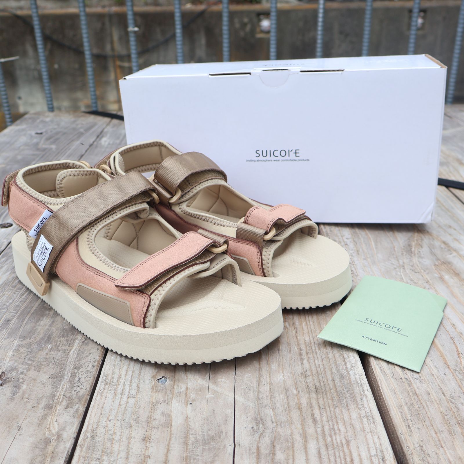 ☆新品・未使用☆SUICOKE サンダル ベージュ - メルカリ