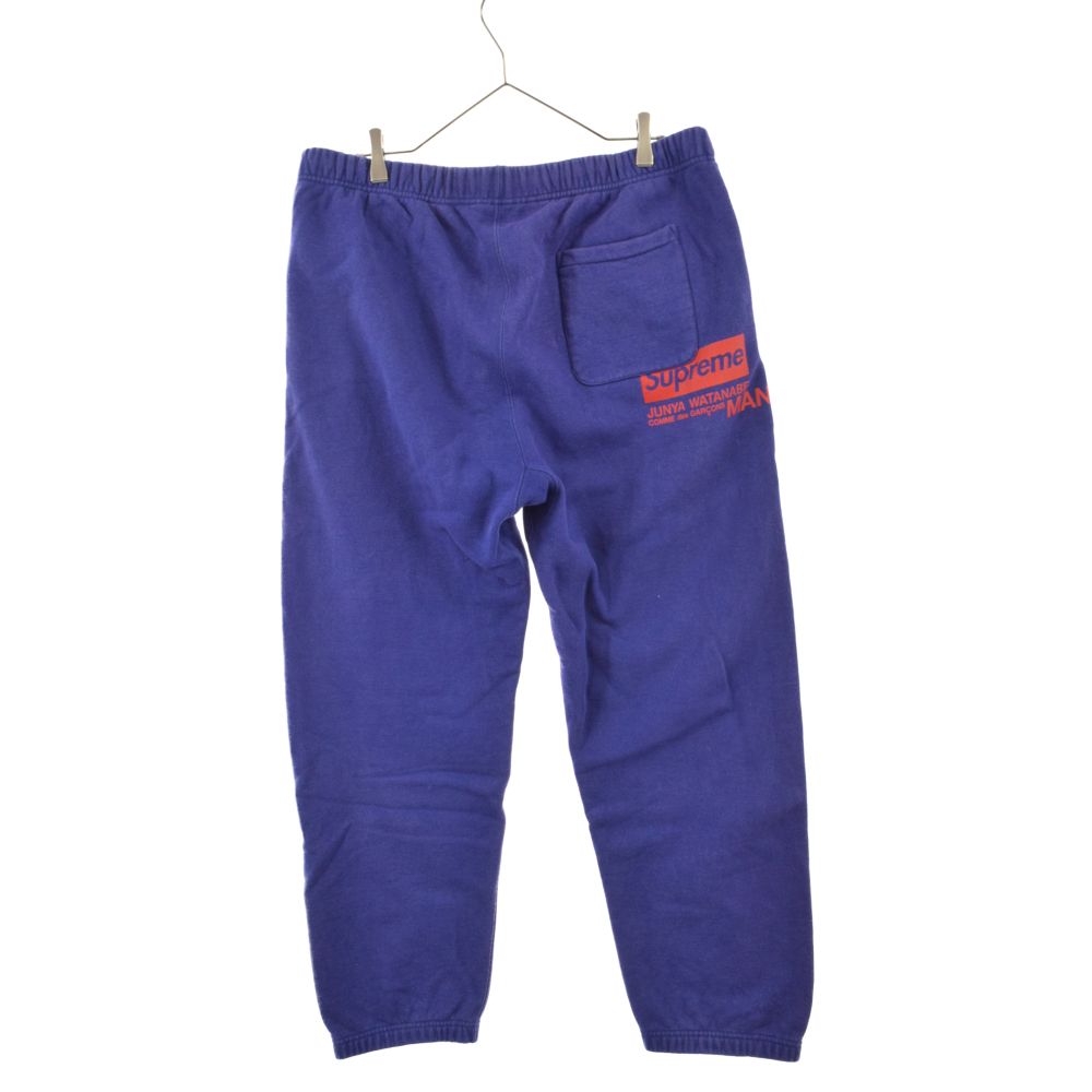 SUPREME (シュプリーム) 21AW×JUNYA WATANABE MAN COMME des GARCONS Sweatpant ジュンヤワタナベ  ロゴプリントスウェットパンツ パープル - メルカリ