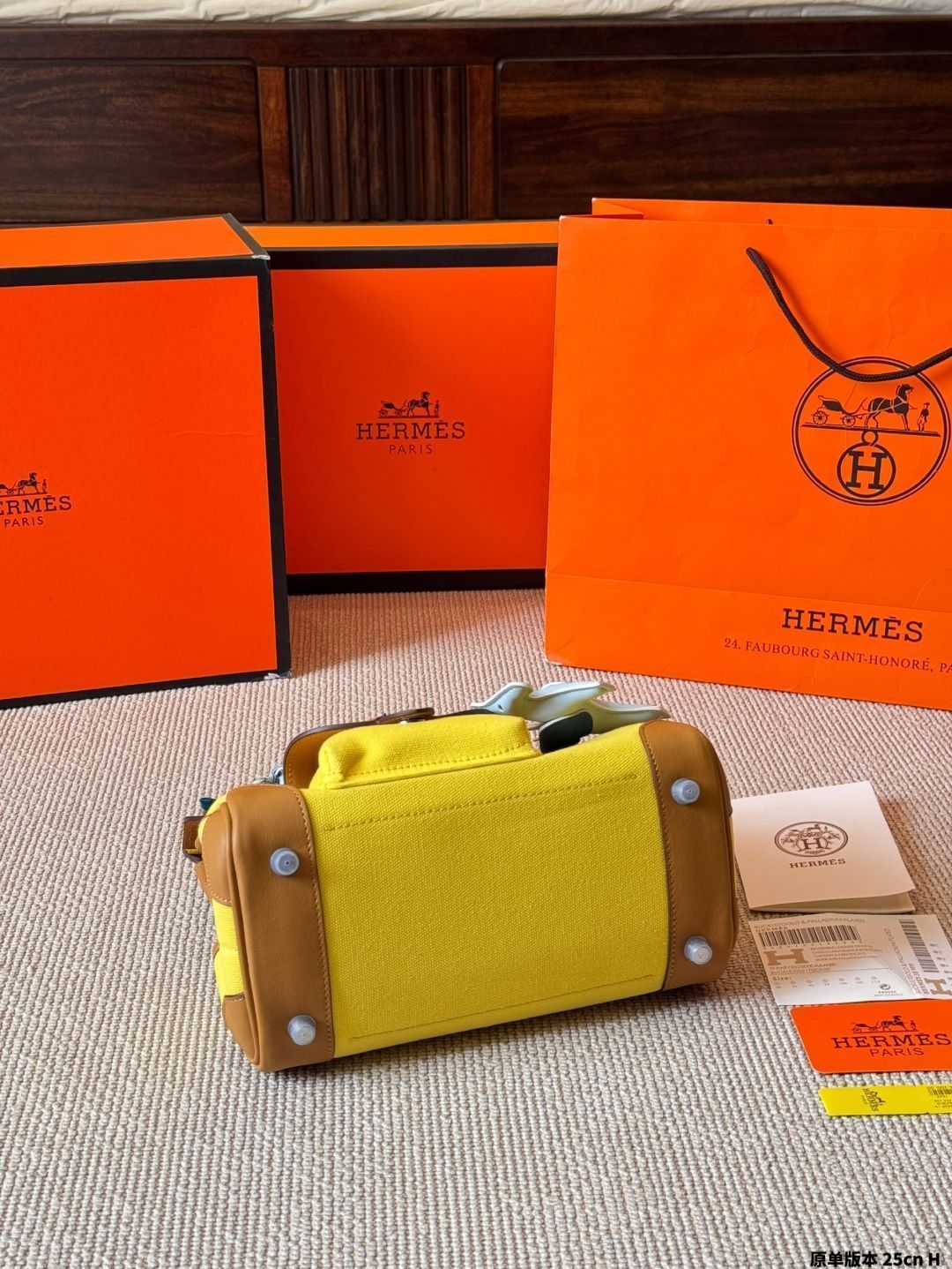 エルメスハンガー エルメス HERMES ヴィンテージ 希少 ハンガー 木製 ロゴ 茶色