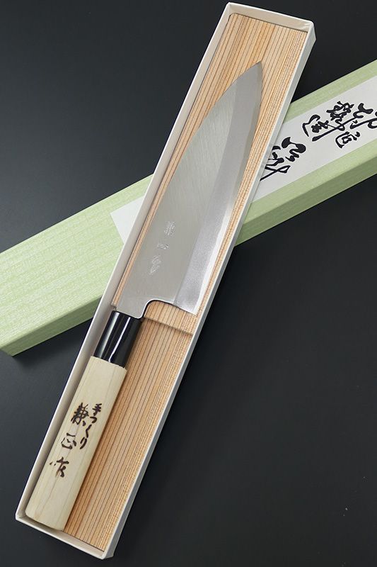 刃渡り240mm素材材質G-60 関兼常 本匠 兼正 霞研 水牛口付 朴柄 寿司切
