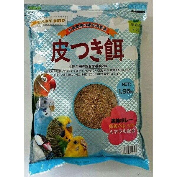 アラタ 小鳥用フード エブリバード 皮つき餌 1.95 kg 猫用 ×